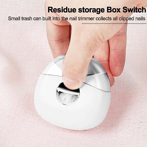 USB Rechargeable Automatic Nail Clipper with LED & 2 Speeds